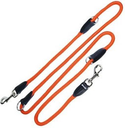 Produktbild von Gloria Hundeleine Doppelleine aus Polyester Orange 200 cm