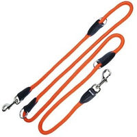 Produktbild von Gloria Hundeleine Doppelleine aus Polyester Orange 200 cm