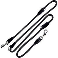 Produktbild von Gloria Hundeleine Doppelleine aus Polyester Schwarz 200 cm - 250 g