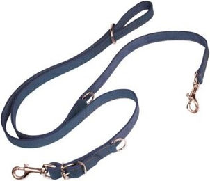 Gloria Hundeleine Oasis aus Leder Blau 200 cm - 250 g – Bild 1 von 2