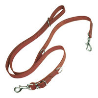 Produktbild von Gloria Hundeleine Oasis aus Leder in Rot 200 cm - 250 g