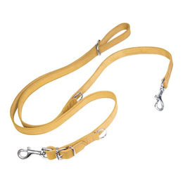 Produktbild von Gloria Hundeschleppleine Oasis aus Leder Gelb 200 cm - 250 g
