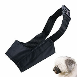 Gloria Maulkorb für Hunde aus Nylon Schwarz Größe 4 (21,5 cm) - 150 g – Bild 1 von 5