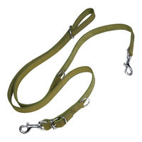 Produktbild von Gloria Oasis Schleppleine aus Leder in Grün 200 cm - 250 g