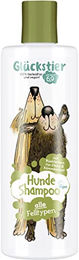 Glückstier Hundeshampoo Universal für alle Felltypen und Altersstufen 100% vegan 250 ml – Bild 1 von 3