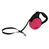 Produktbild von goDog doggo Everyday Rollleine für Hunde Größe M Rosa Schwarz mit Softgrip-Griff - 40,6 cm