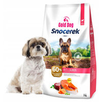 Produktbild von GOLD DOG Snocerek Trockenfutter für kleine Hunde mit Rindfleisch und Lachs 5kg