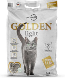 Produktbild von Golden Light Katzenstreu Klumpstreu mit Aloe Vera 14 l