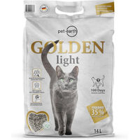 Produktbild von Golden Light Katzenstreu Klumpstreu mit Aloe Vera 14 l