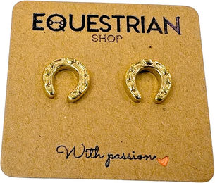 Goldene Ohrringe für Damen aus Edelstahl von Equestrian Shop Andy – Bild 1 von 1