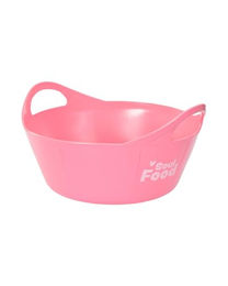 GOLDHORSE Flexischale Soulfood Futtereimer für Pferde aus Kunststoff in Rosa – Bild 1 von 3