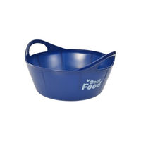 Produktbild von GOLDHORSE Flexischale Soulfood Futtereimer und Trog für Pferde aus Kunststoff in Blau