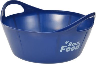 Goldhorse Flexischale Soulfood Futtertrog aus Kunststoff Blau – Bild 1 von 2