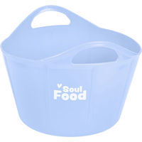 Produktbild von Goldhorse Flexischale Soulfood Futtertrog aus Kunststoff in Blau
