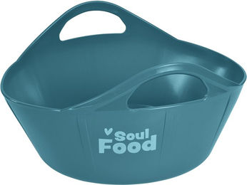 Goldhorse Flexischale Soulfood Futtertrog aus Kunststoff in Blau oder Türkis – Bild 1 von 1