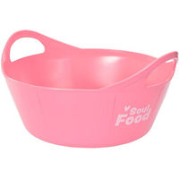 Produktbild von GOLDHORSE Flexischale Soulfood Futtertrog aus Kunststoff in Rosa
