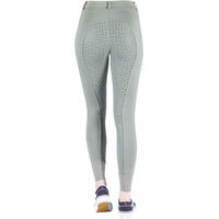 Produktbild von GOLDHORSE Kinder-Reithose Basic Line Full Grip aus Polyester in Grün oder Grau Größe 146-152