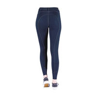 Produktbild von GOLDHORSE Kinder Reithose Basic Line Full Grip Blau Größe 158
