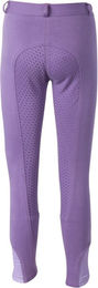 GOLDHORSE Kinder-Reithose mit Grip aus Baumwolle in Lila – Bild 1 von 4