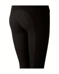 GOLDHORSE Kinder-Reithose mit Grip aus Baumwolle Schwarz – Bild 1 von 3