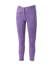 GOLDHORSE Kinder Reithose mit Silikon-Grip aus Baumwolle Lila Größe 140 – Bild 1 von 4