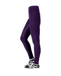 GOLDHORSE Kinder Reitleggings Easy Fit Lila mit Silikon Grösse 134 – Bild 1 von 5