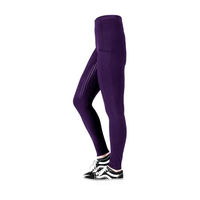 Produktbild von GOLDHORSE Kinder Reitleggings Easy Fit Lila mit Silikon Grösse 134