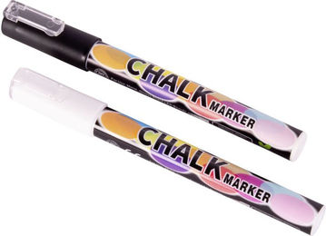 Produktbild von Goldhorse Kreidemarker-Set für Stalltafeln 2 Stück in Schwarz und Weiß
