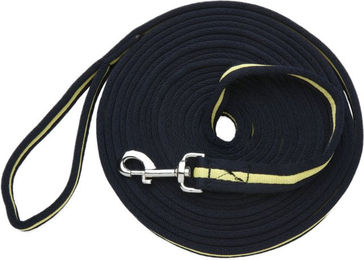 Produktbild von Goldhorse Longe Basic Longierbedarf aus Polyester in Blau und Gelb