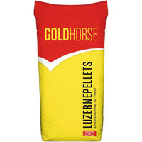 Produktbild von GOLDHORSE Luzernepellets Ergänzungsfutter ohne tierisches Protein 20 kg