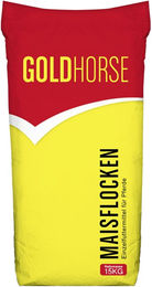 GOLDHORSE Maisflocken Ergänzungsfutter für Pferde 15 kg – Bild 1 von 2