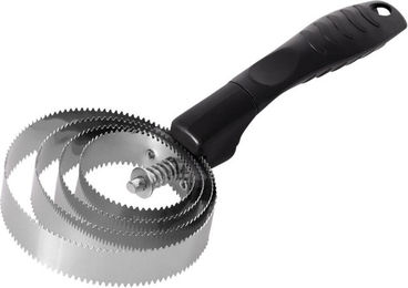 Produktbild von GOLDHORSE Metallstriegel mit ergonomischem Griff in Schwarz
