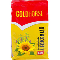 Produktbild von GOLDHORSE Trainingssnacks für Pferde mit Banane Apfel Himbeere und Kräutern 1500g