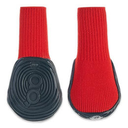 GOO EEZ Hundeschuhe Athleticaz Pfotenschuhe aus Gummi wasserdicht Rot Schwarz Größe XXL – Bild 1 von 4