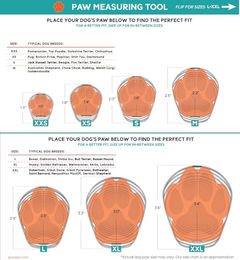 Goo-eez Lites Hundeschuhe aus Gummi rot/schwarz wasserdicht Größe L 4er-Pack – Bild 1 von 4