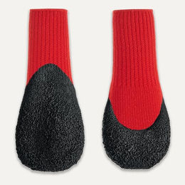 Goo-eez Lites Hundeschuhe Mini für Welpen, Rot/Schwarz, Gummi, Größe XS, 4er Pack – Bild 1 von 4
