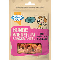 Produktbild von Good Boy Hundeleckerlie Wiener im Snackmantel Huhn Ente Schwein getreidefrei 80 g