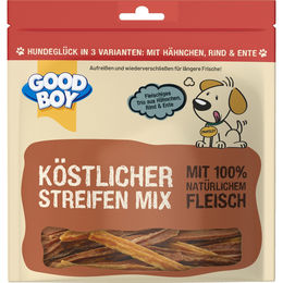 Good Boy Hundetrockenfleisch Streifen Mix Huhn Ente Rind getreidefrei 240g – Bild 1 von 1