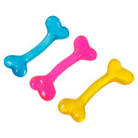 Produktbild von good4fun Flamingo Hundespielzeug Bone aus TPR zur Zahnpflege, Bunt