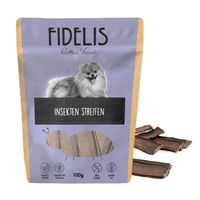 Produktbild von Goodmoodpetfood Kausnack Insekten Streifen Monoprotein ohne Konservierungsstoffe 100g