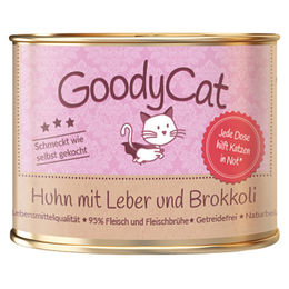 GoodyCat Katzen Nassfutter Adult Huhn mit Leber in Sauce 12x180 g - 12 x 180 g – Bild 1 von 2