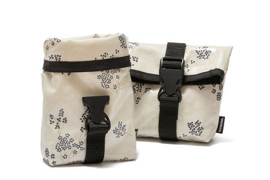 Produktbild von GoodyCat Leckerlitasche Wachs Flowers aus Baumwolle Beige