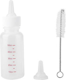 GoolRC Fütterungsflasche für Welpen und Kitten aus Kunststoff in Weiß und Transparent - 50 ml – Bild 1 von 7
