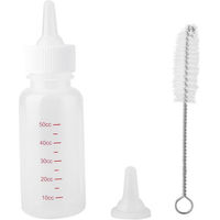 Produktbild von GoolRC Fütterungsflasche für Welpen und Kitten aus Kunststoff in Weiß und Transparent - 50 ml