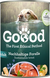 Goood Adult Nassfutter Nachhaltige Forelle 6 x 400 g – Bild 1 von 2