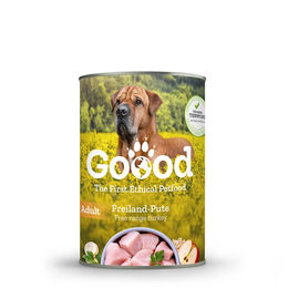 Goood Hundefutter Adult Freiland-Pute 6 x 400 g Dose ohne Zucker und Konservierungsstoffe - 6 x 400 g – Bild 1 von 3
