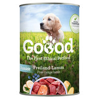 Produktbild von Goood Junior Hundefutter Lamm und Forelle Stückchen in Sauce getreidefrei 6 x 400 g - 6 x 400 g