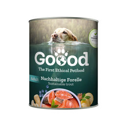 Goood Katzenfutter Adult Forellenstückchen in Sauce getreidefrei und ohne Zucker 6x800g – Bild 1 von 4