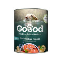 Produktbild von Goood Katzenfutter Adult Forellenstückchen in Sauce getreidefrei und ohne Zucker 6x800g