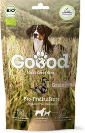 GOOOD MeatGOOODies Bio-Freilaufente Belohnungssnack 75 g - 10 x 75 g – Bild 1 von 3